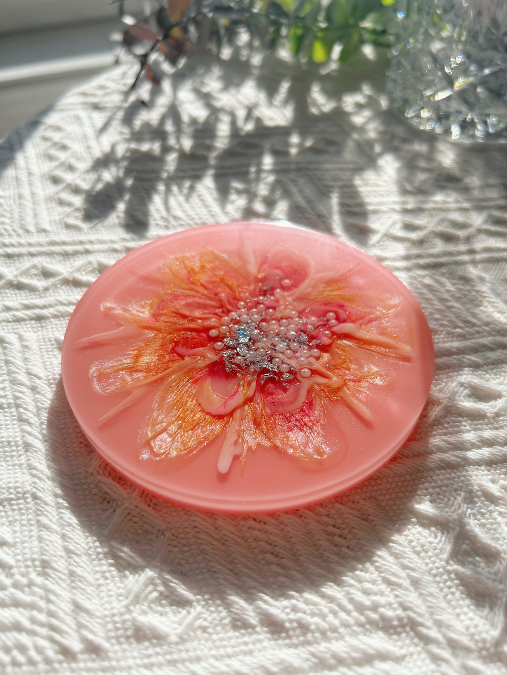【Blooming Beauty】Handmade Resin Coaster (individual)