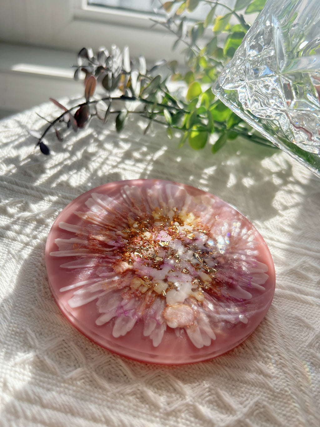 【Blooming Beauty】Handmade Resin Coaster (individual)