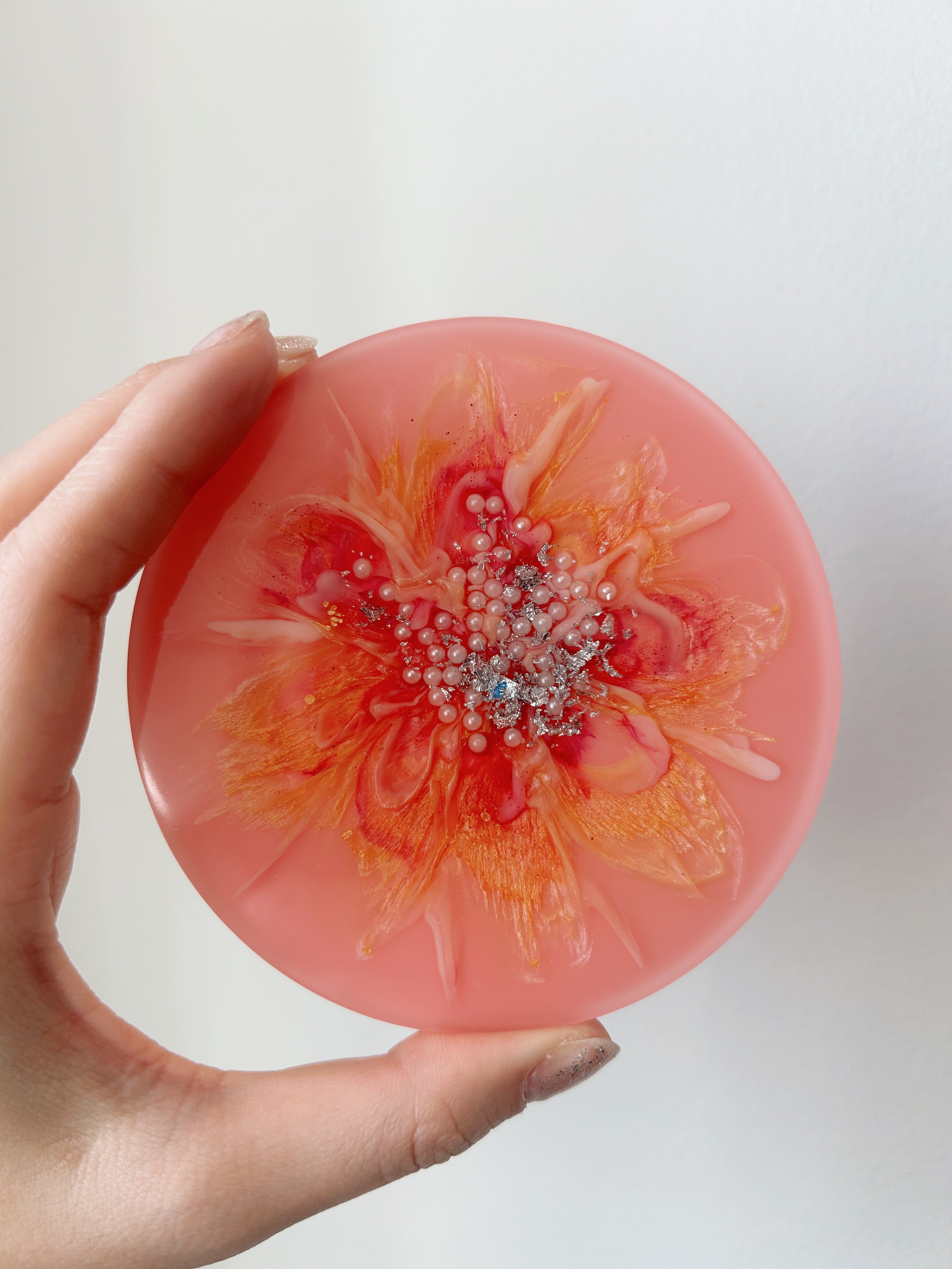 【Blooming Beauty】Handmade Resin Coaster (individual)