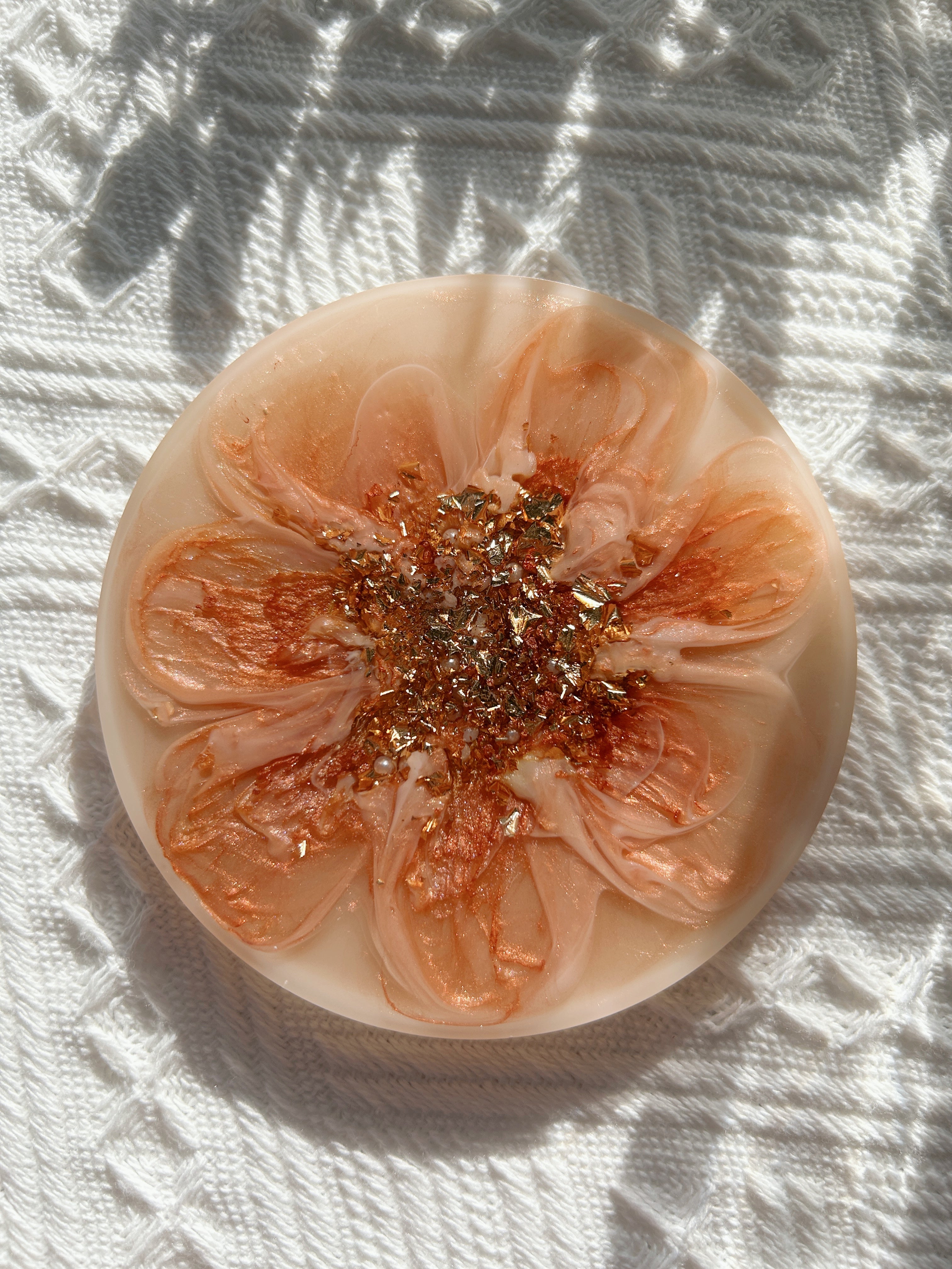 【Blooming Beauty】Handmade Resin Coaster (individual)