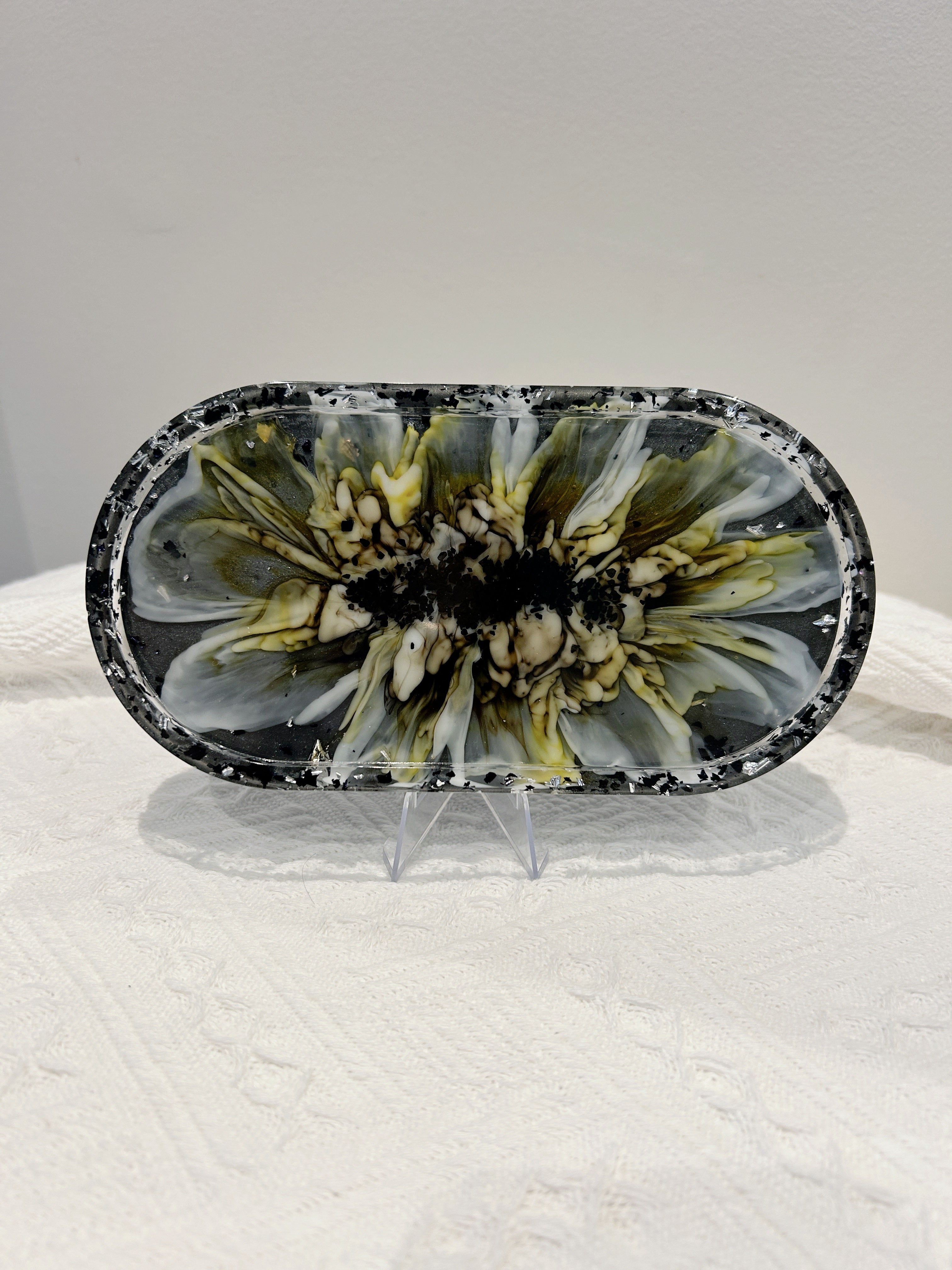 【Blooming Beauty】Handmade Resin Trinket Tray (individual)