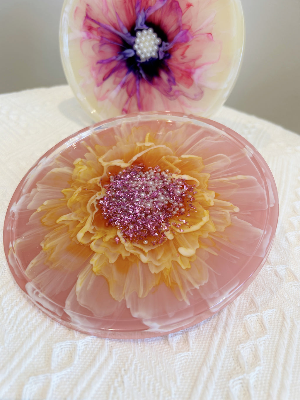 【Blooming Beauty】Handmade Resin Jewelry Dish