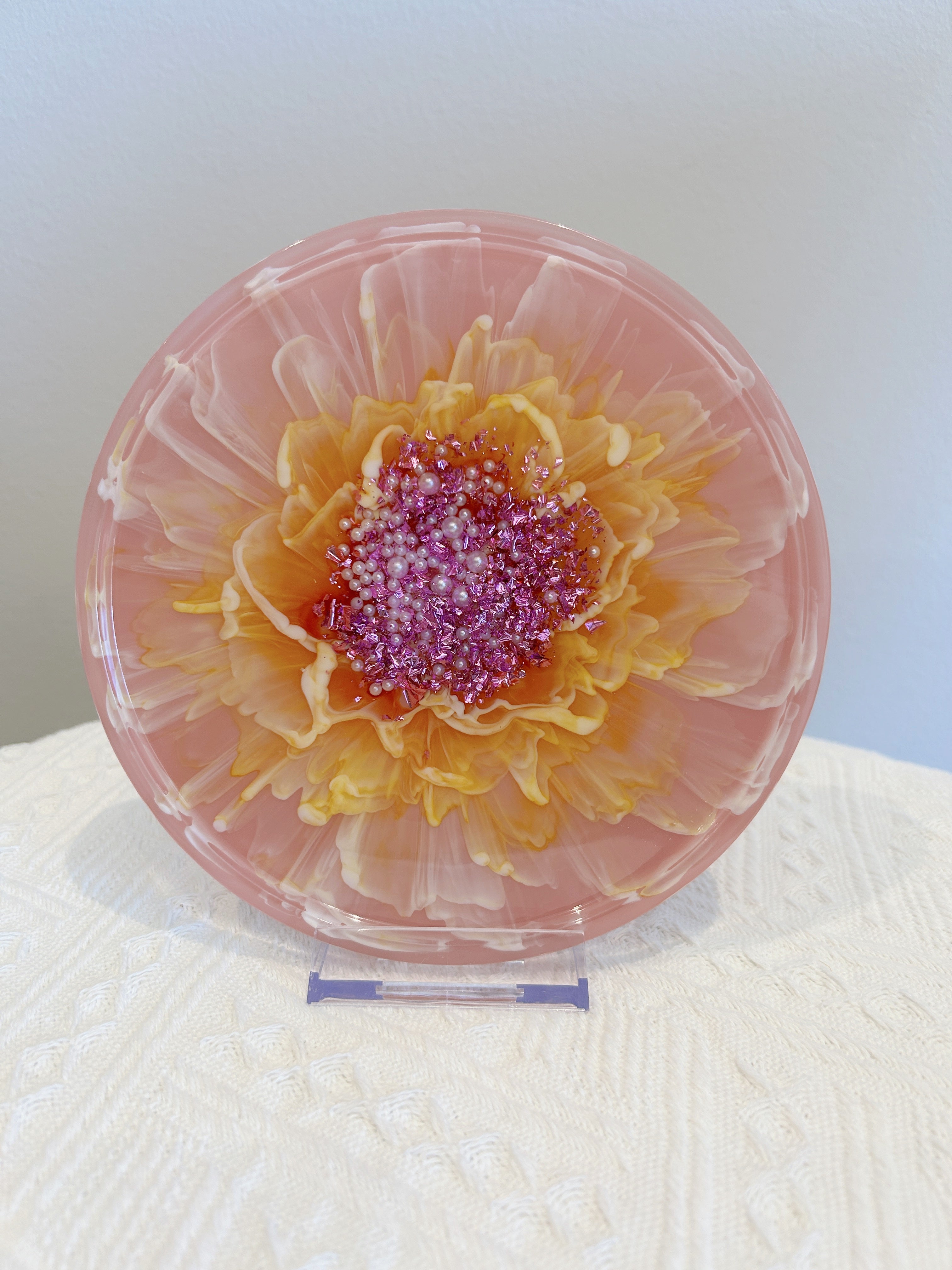 【Blooming Beauty】Handmade Resin Jewelry Dish