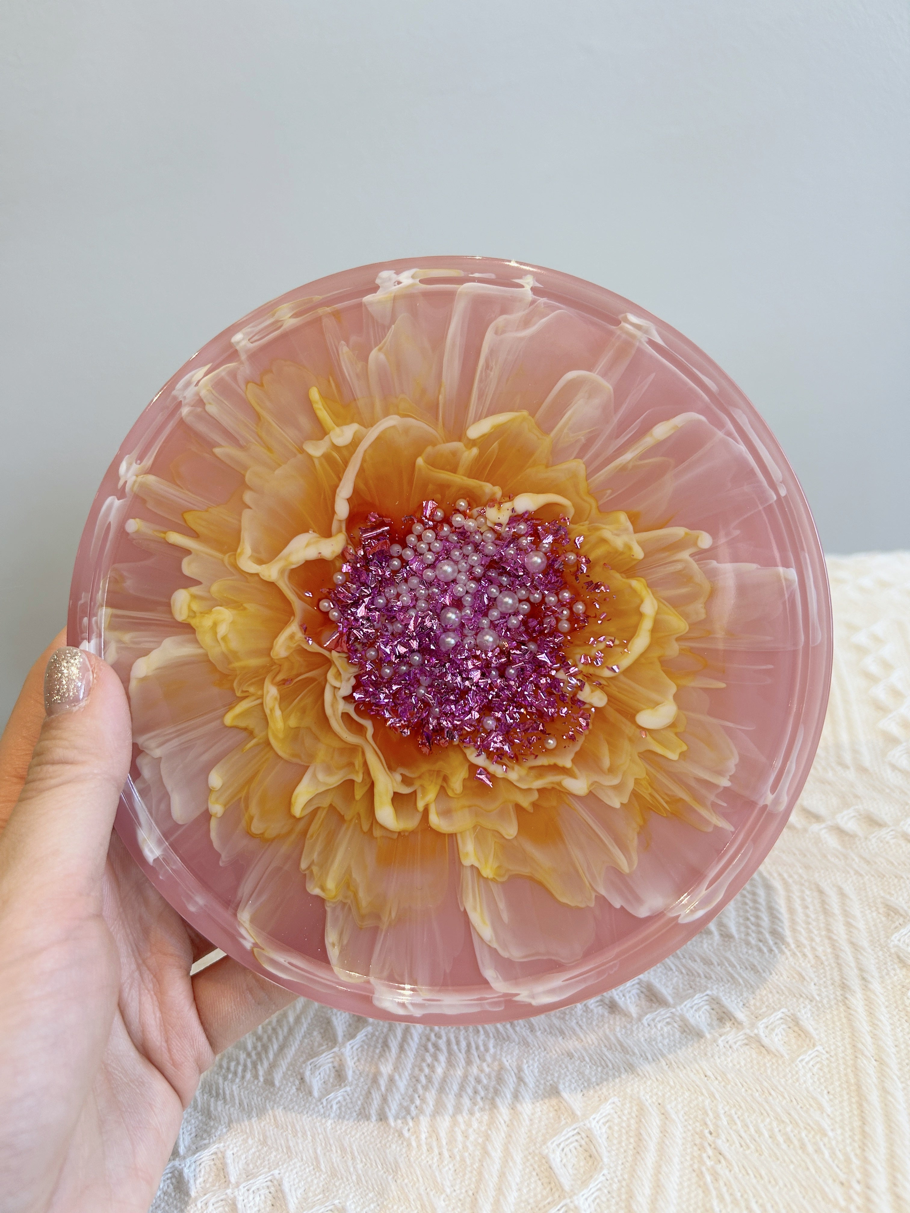 【Blooming Beauty】Handmade Resin Jewelry Dish