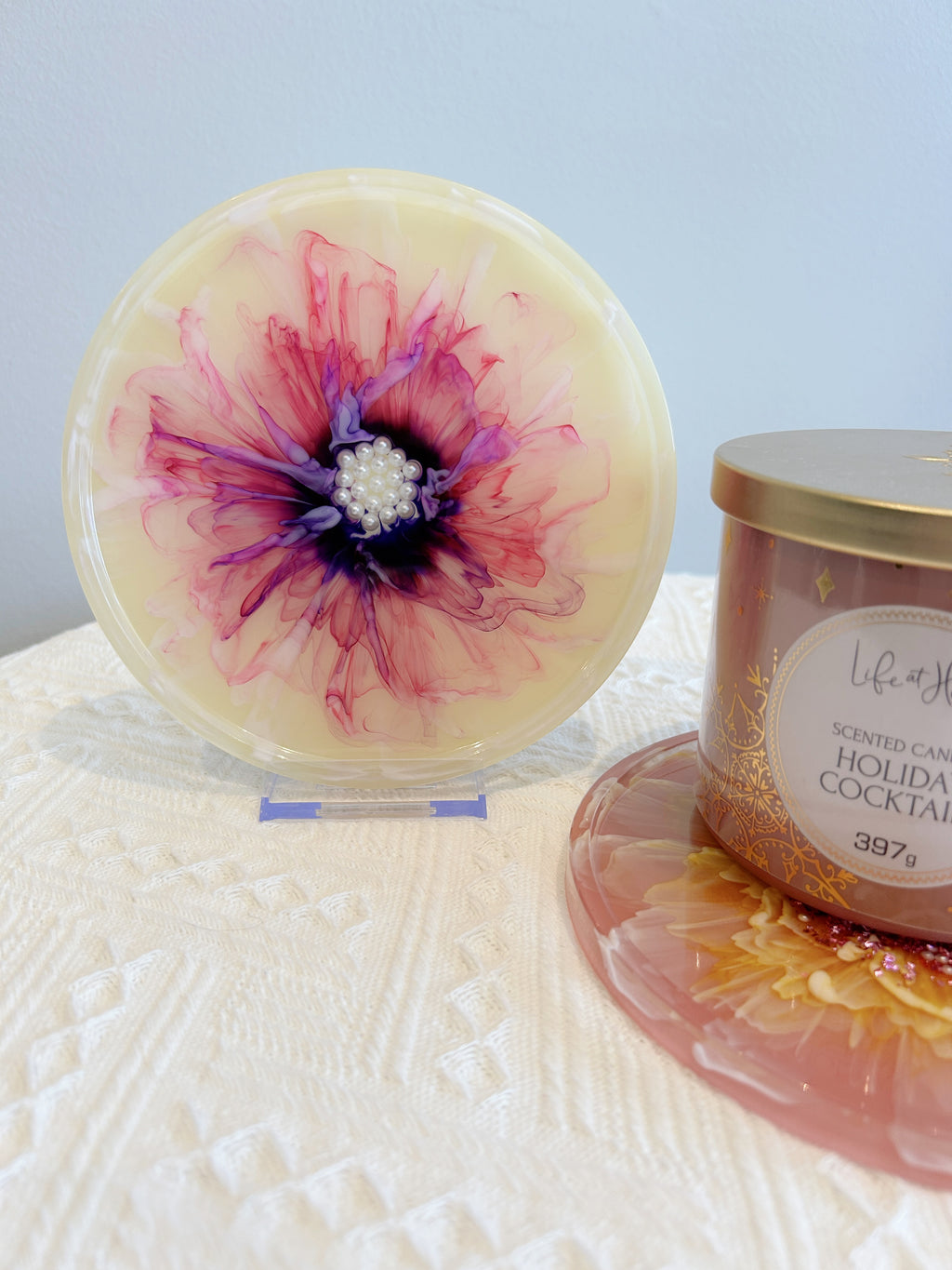 【Blooming Beauty】Handmade Resin Jewelry Dish