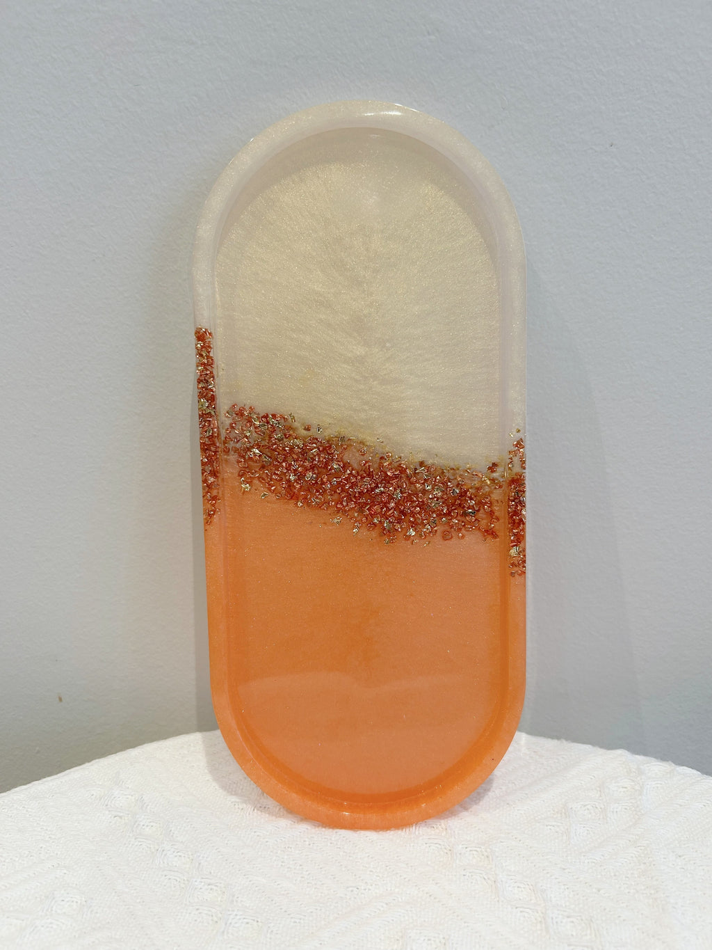 【Crystal Glow】Handmade Resin Trinket Tray