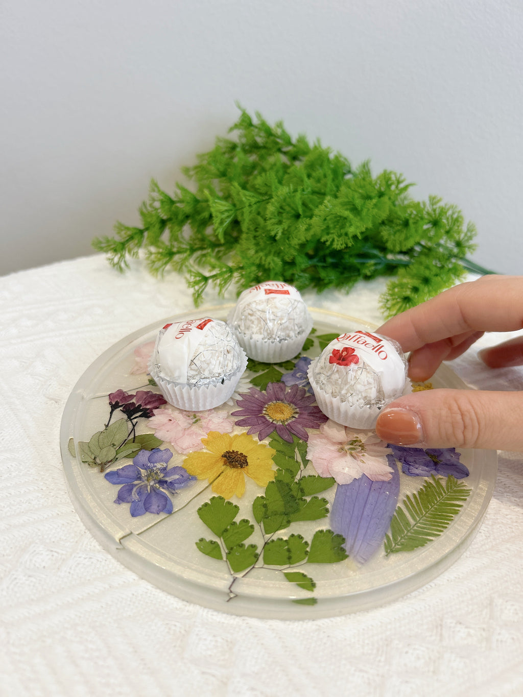 【Floral Fusion】Handmade Resin Trinket Dish