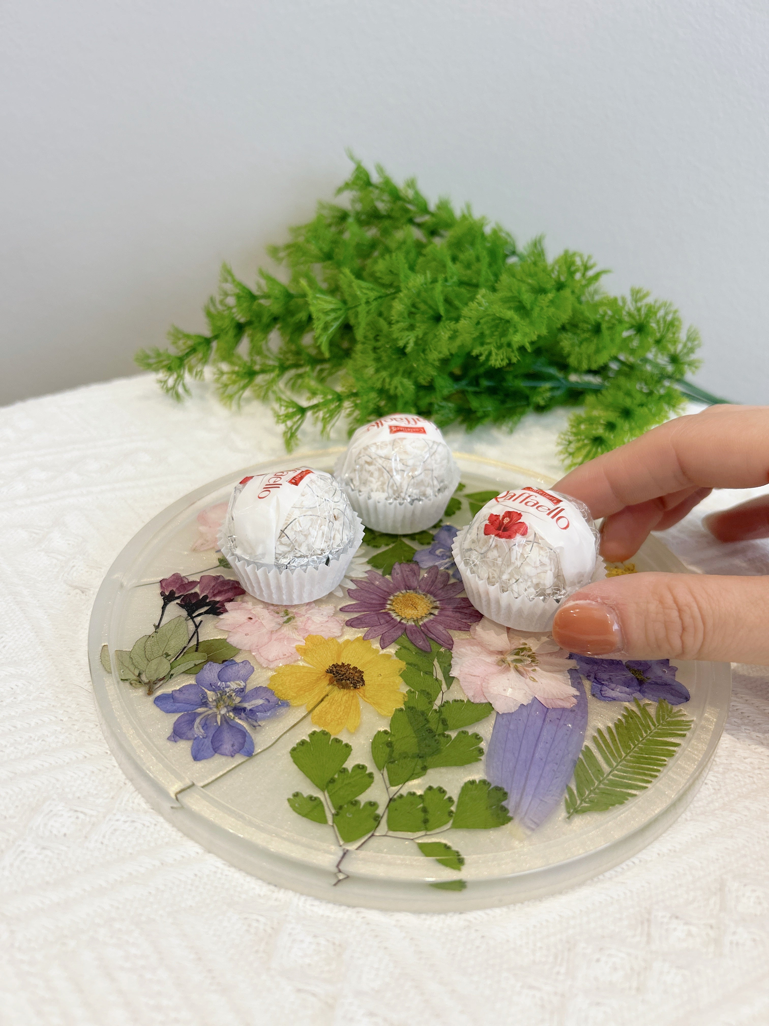 【Floral Fusion】Handmade Resin Trinket Dish