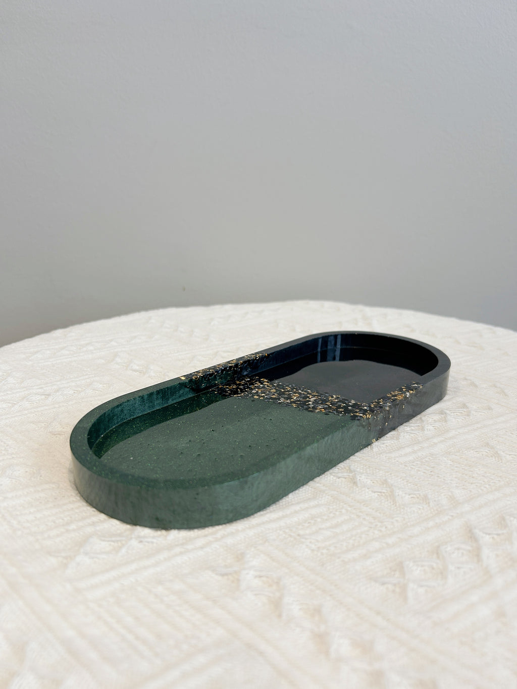 【Crystal Glow】Handmade Resin Trinket Tray