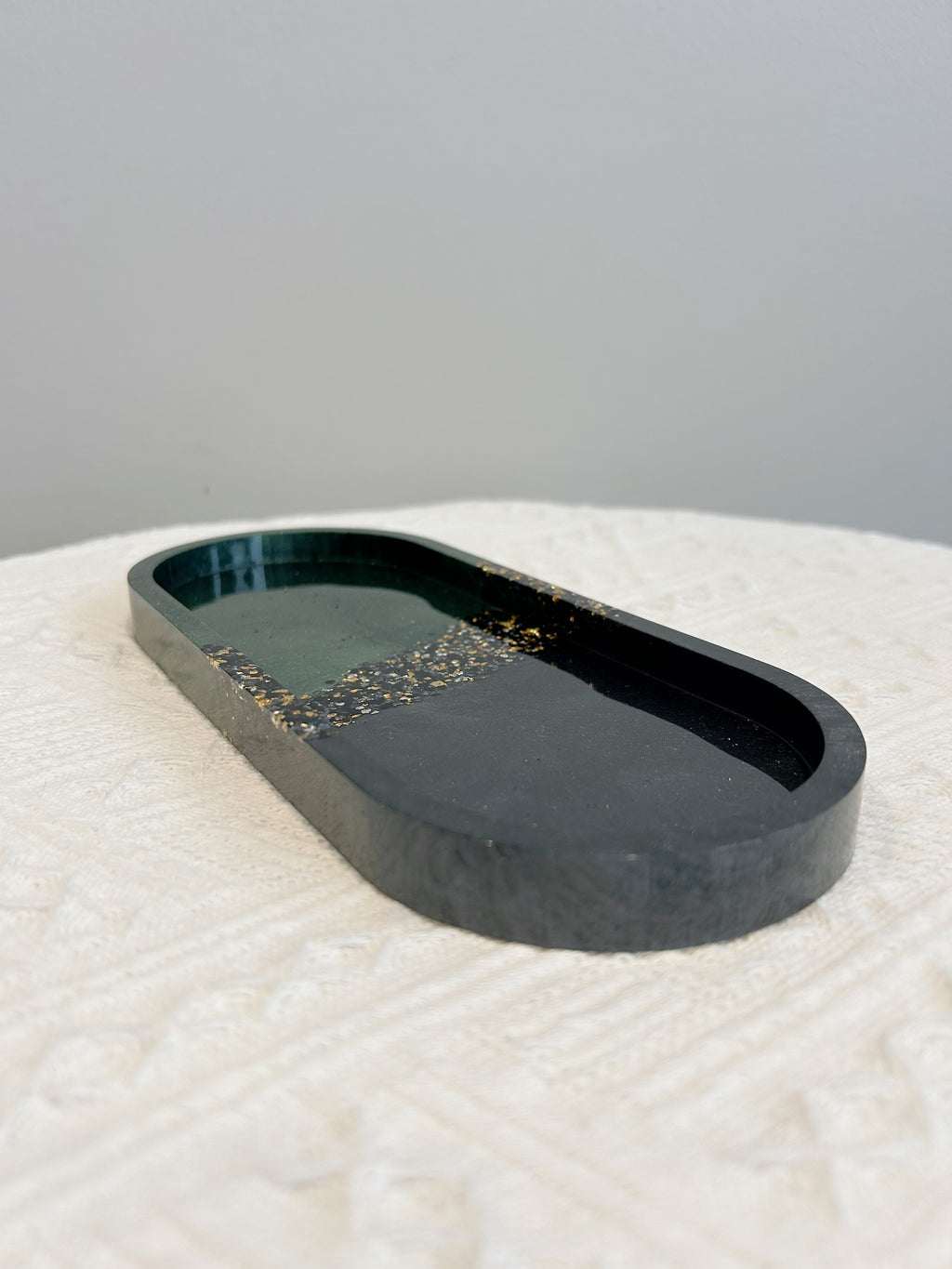 【Crystal Glow】Handmade Resin Trinket Tray