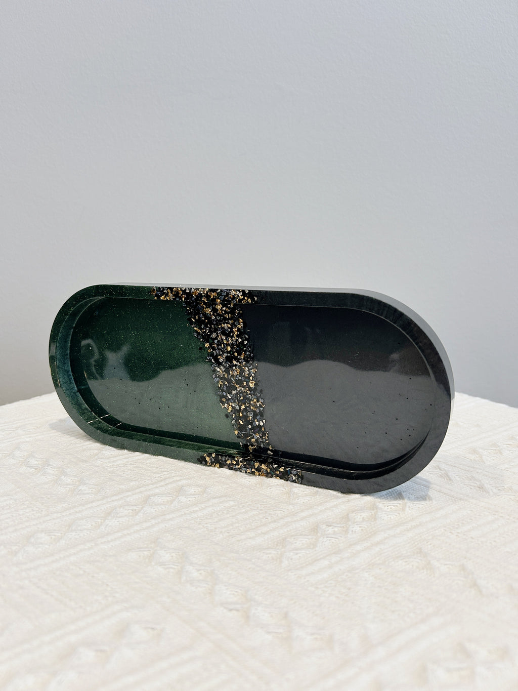 【Crystal Glow】Handmade Resin Trinket Tray