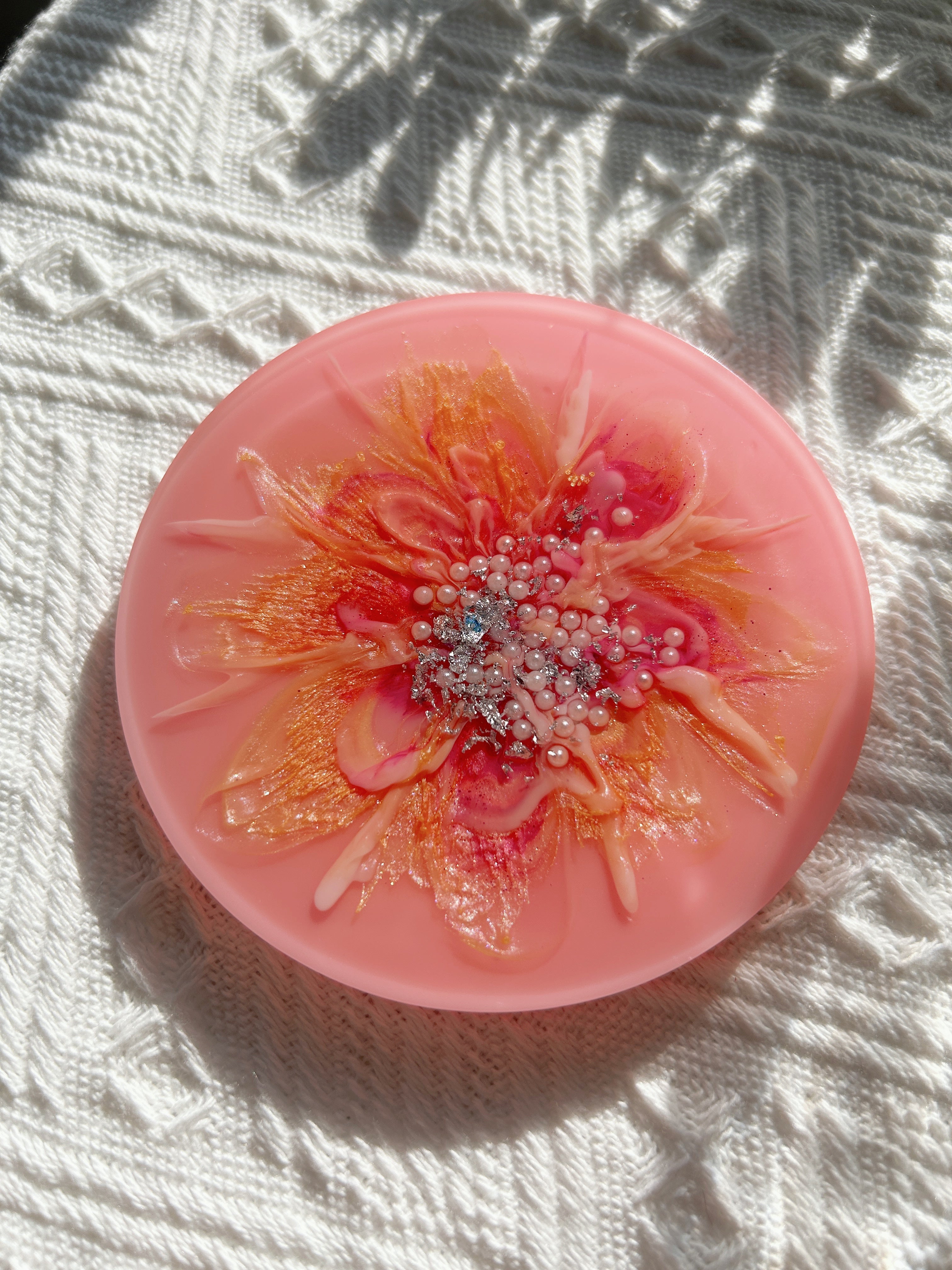 【Blooming Beauty】Handmade Resin Coaster (individual)