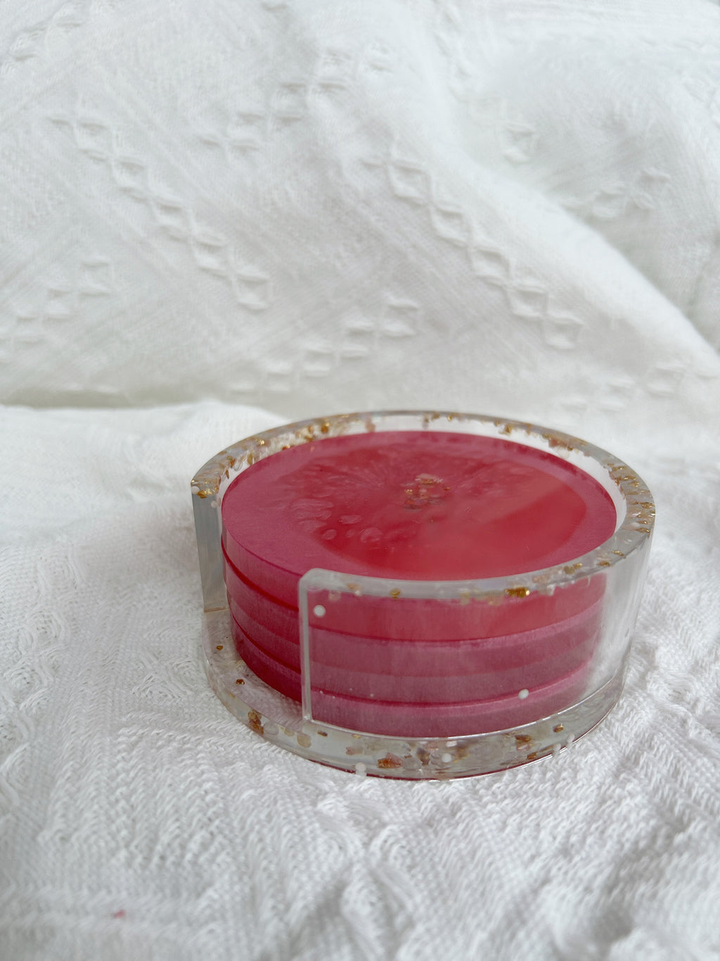 【Geode Luxe】Handmade Resin Coaster Set (set of 5)