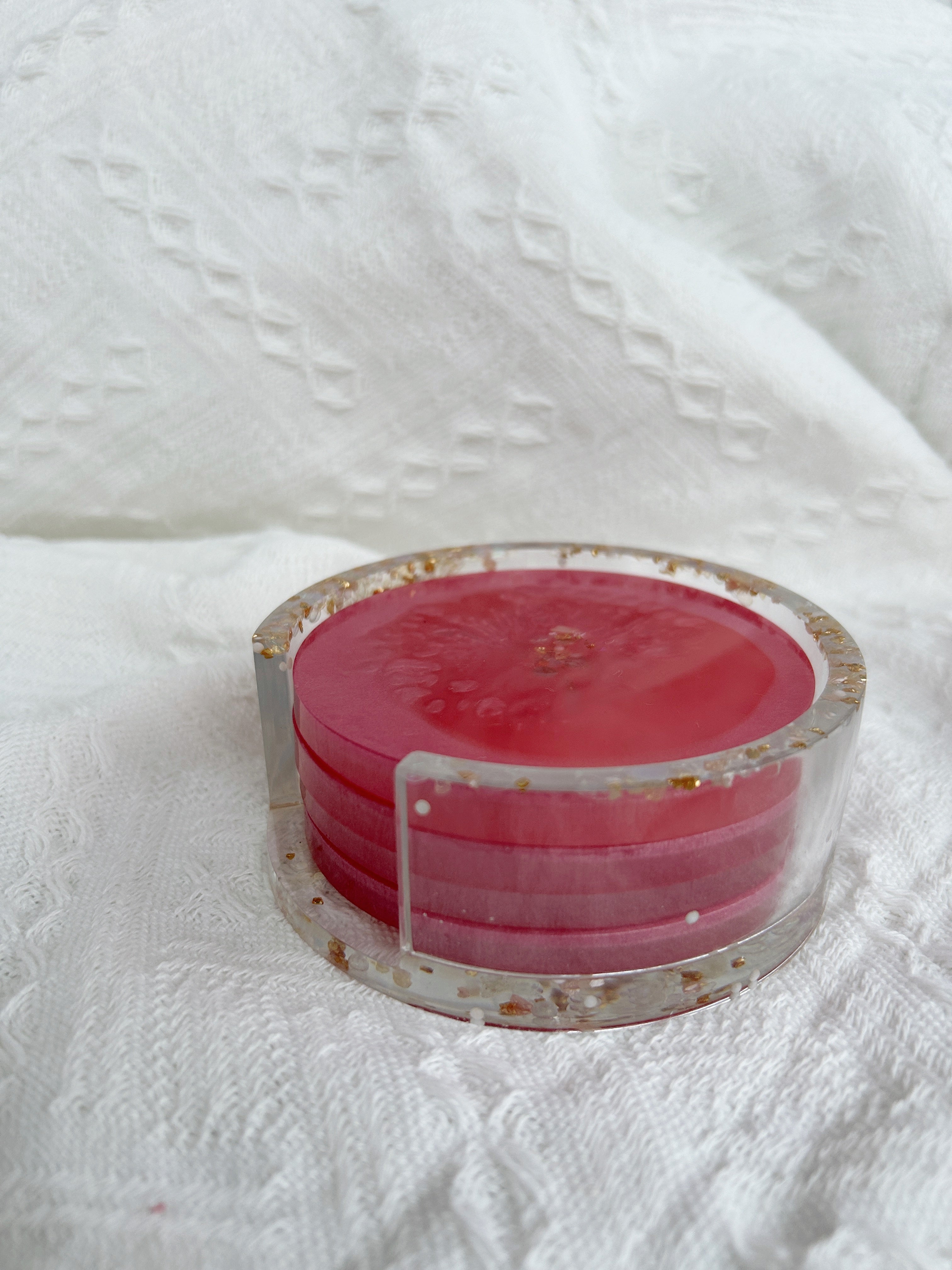 【Geode Luxe】Handmade Resin Coaster Set (set of 5)