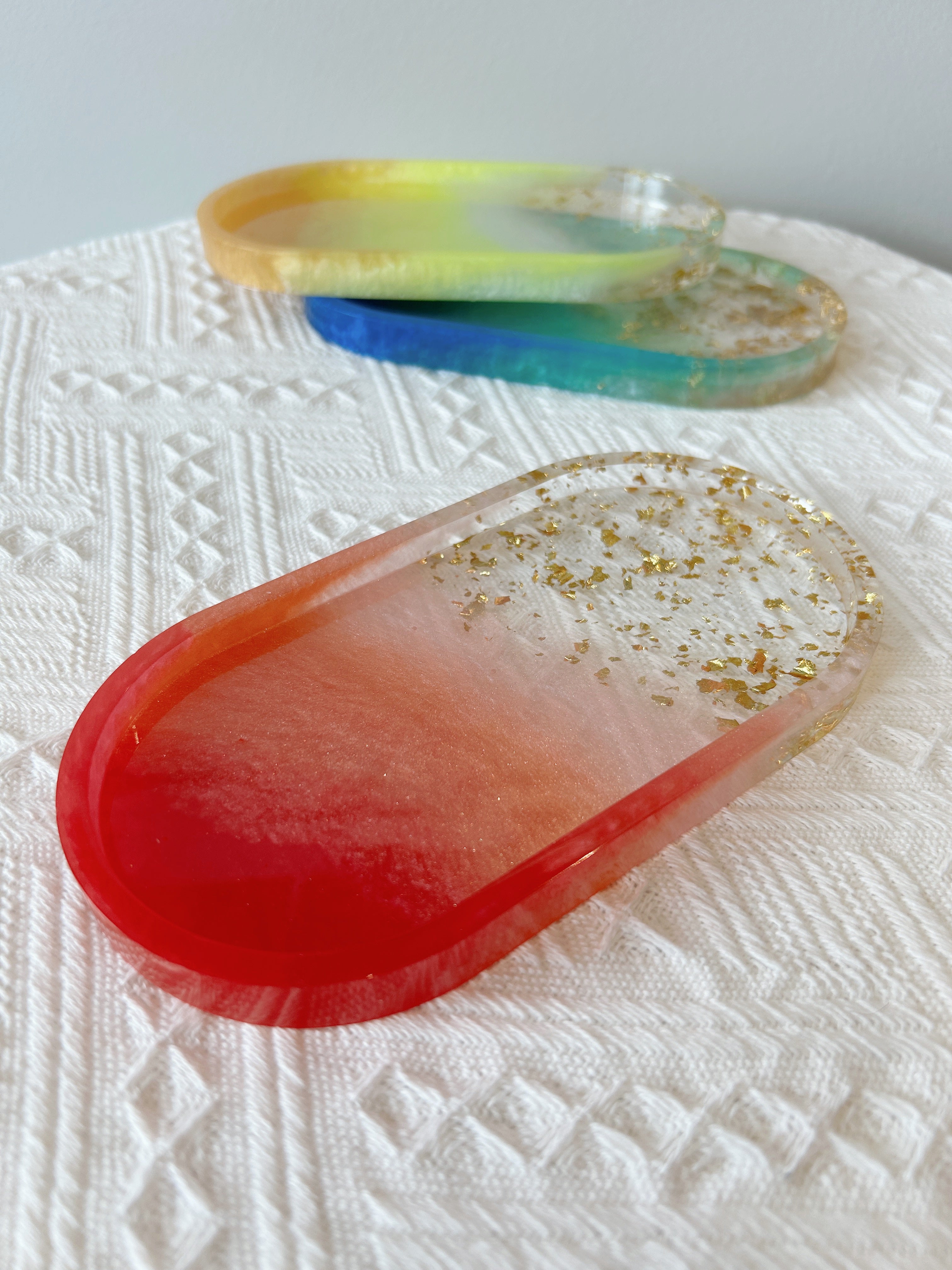 【Pearl Essence】Handmade Resin Trinket Tray (individual)