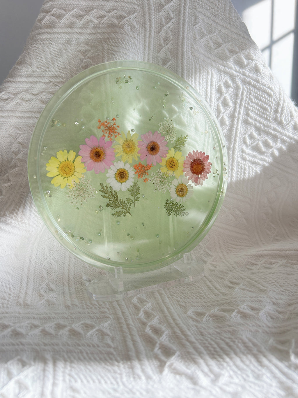 【Floral Fusion】Handmade Resin Trinket Dish