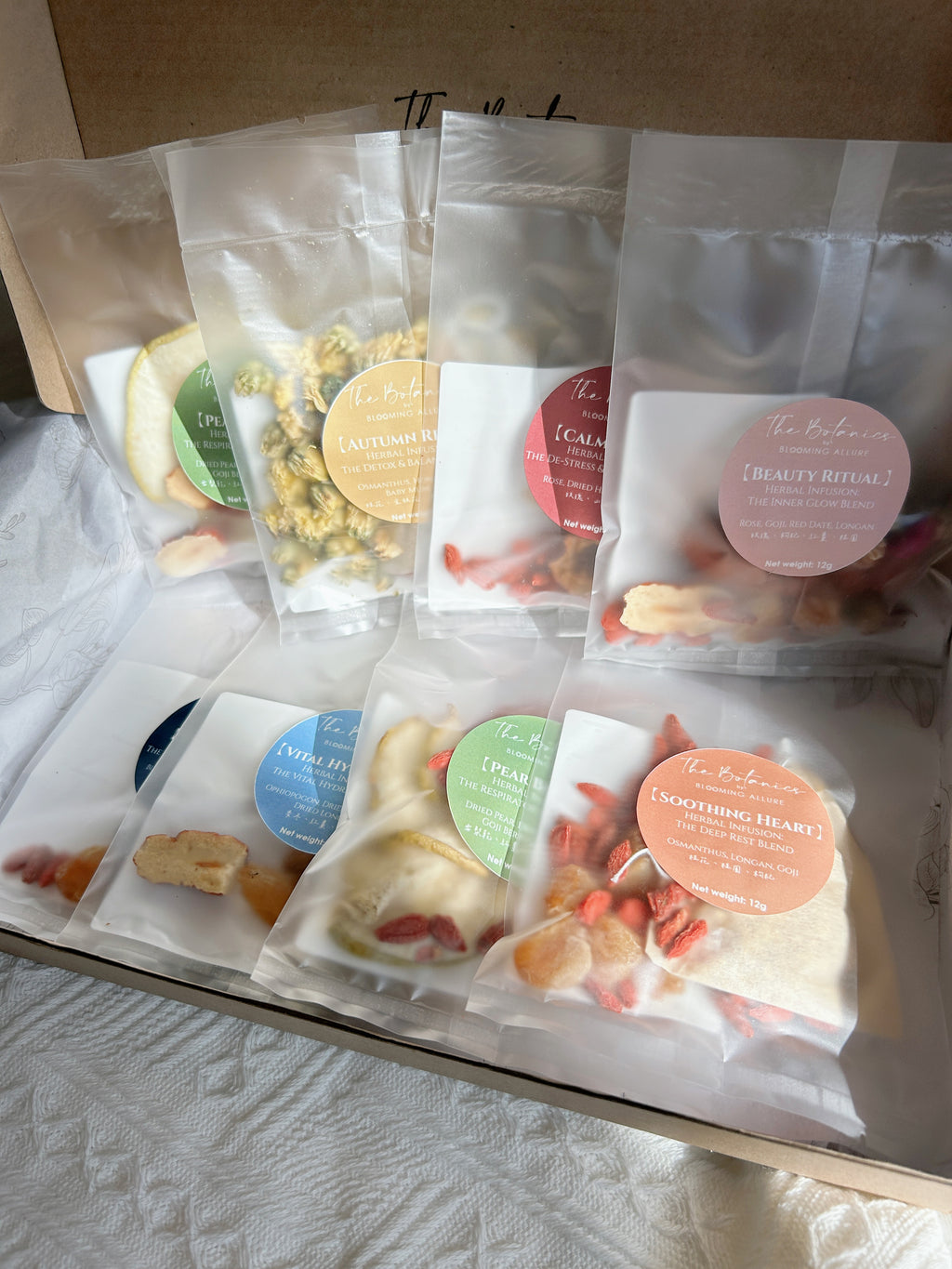 【Herbal Infusion】8-Pack Complete Wellness Assortment (12g x 8)