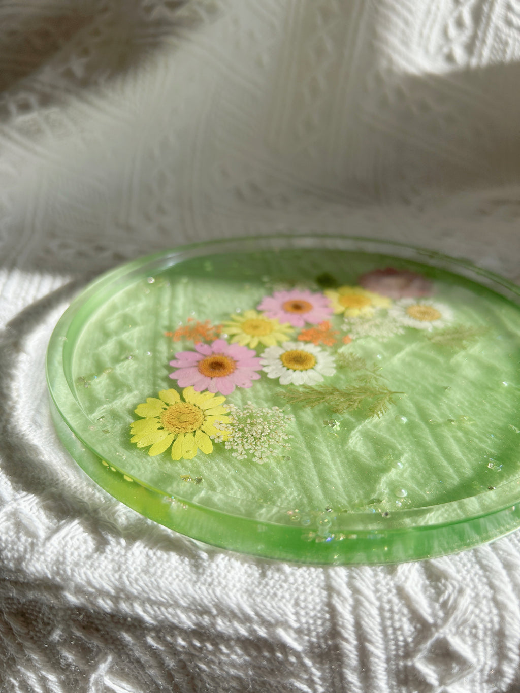 【Floral Fusion】Handmade Resin Trinket Dish
