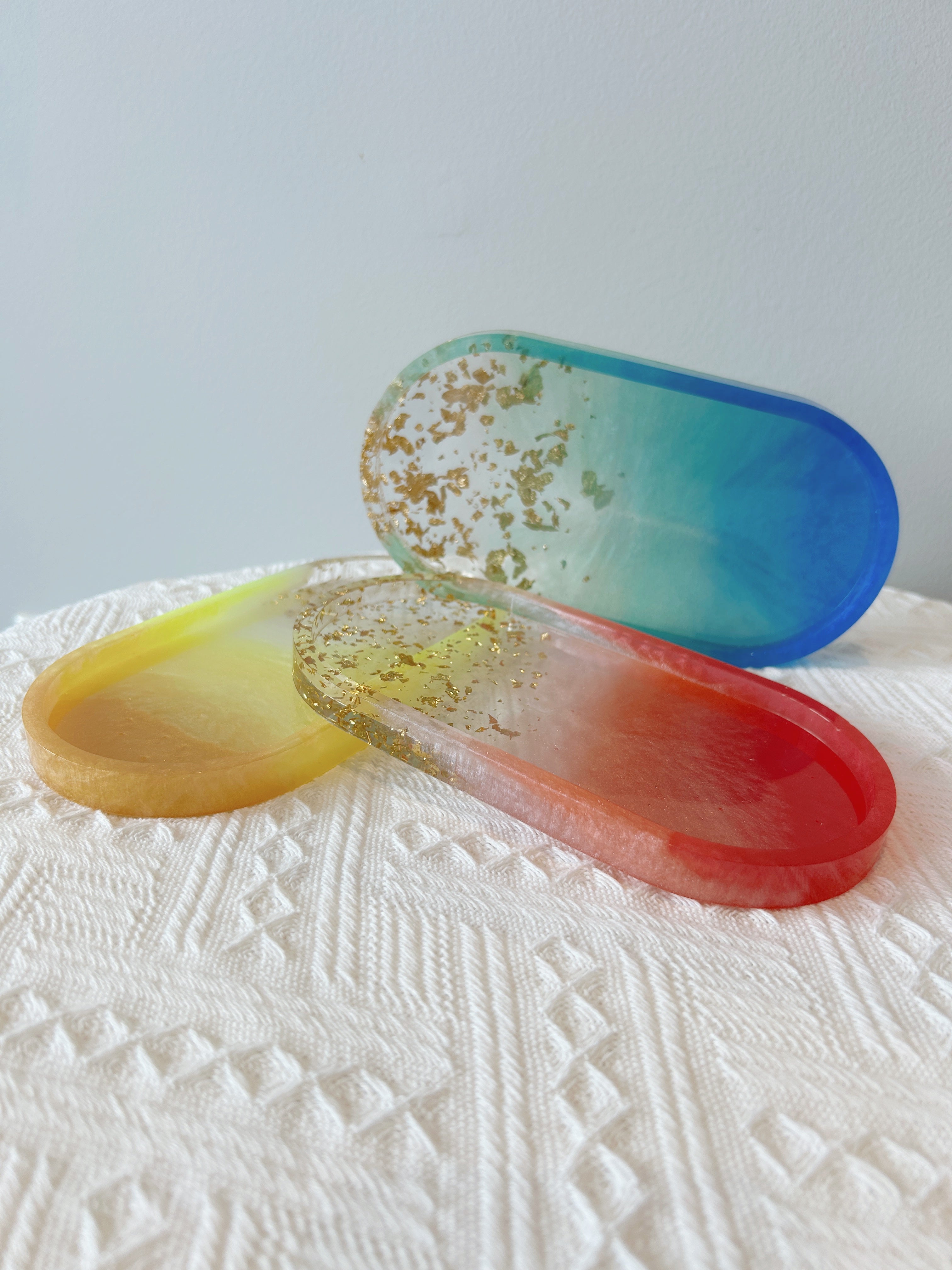 【Pearl Essence】Handmade Resin Trinket Tray (individual)