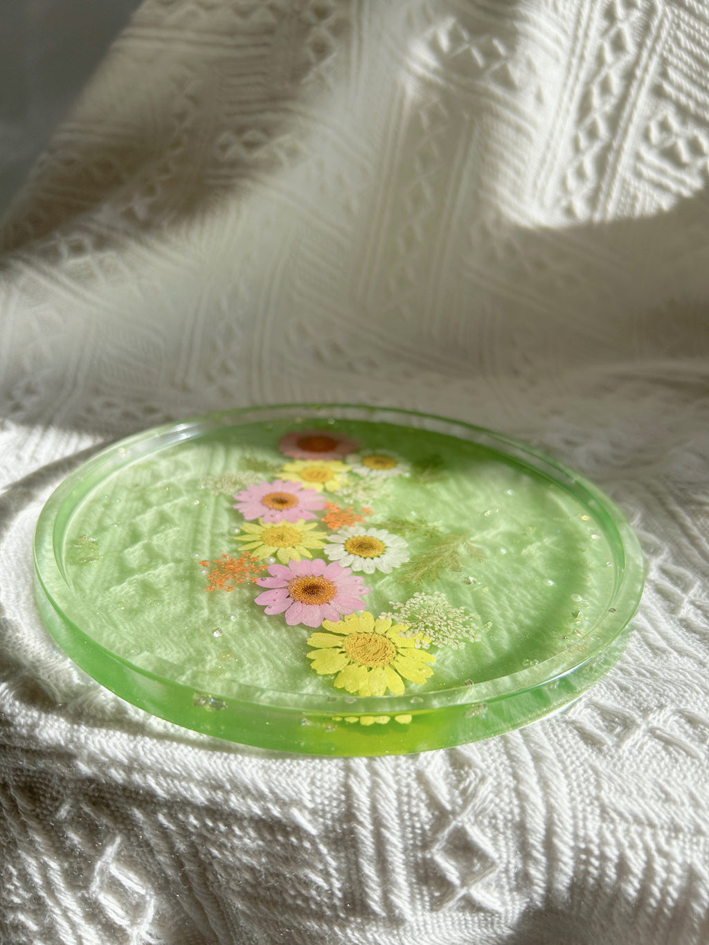 【Floral Fusion】Handmade Resin Trinket Dish