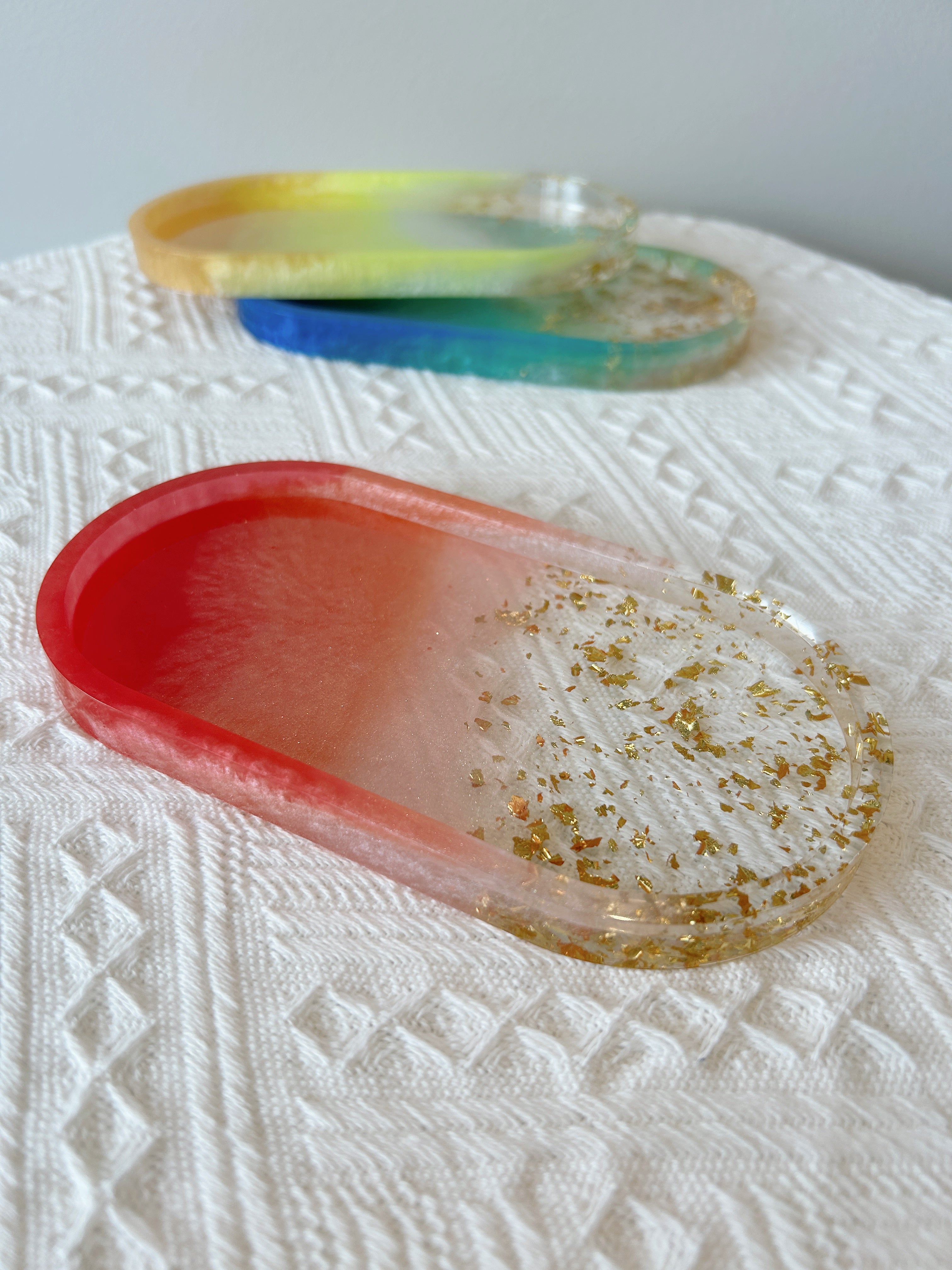 【Pearl Essence】Handmade Resin Trinket Tray (individual)