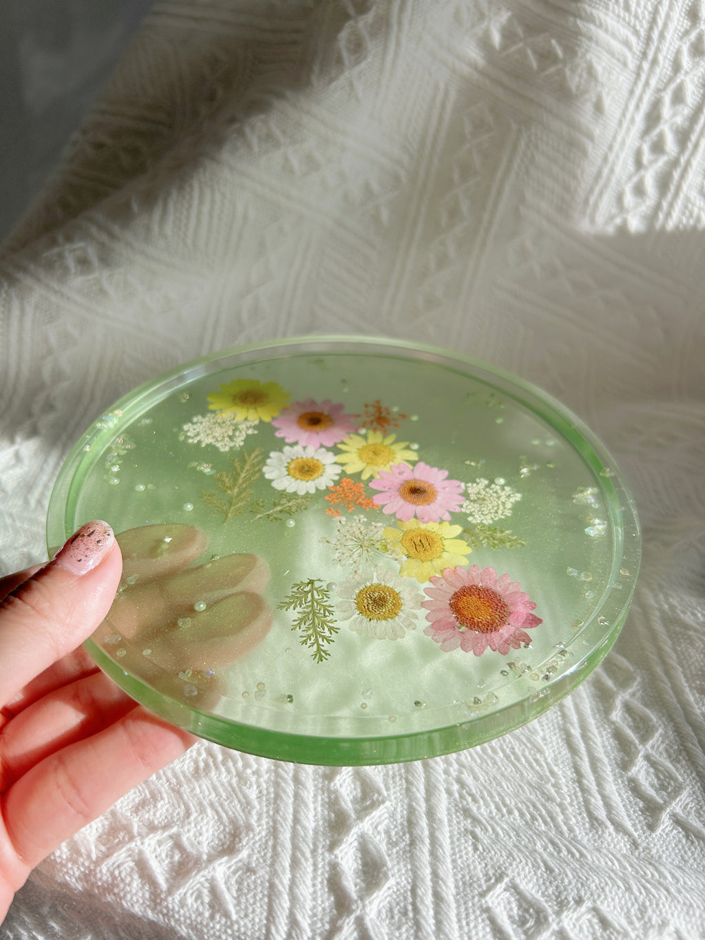 【Floral Fusion】Handmade Resin Trinket Dish