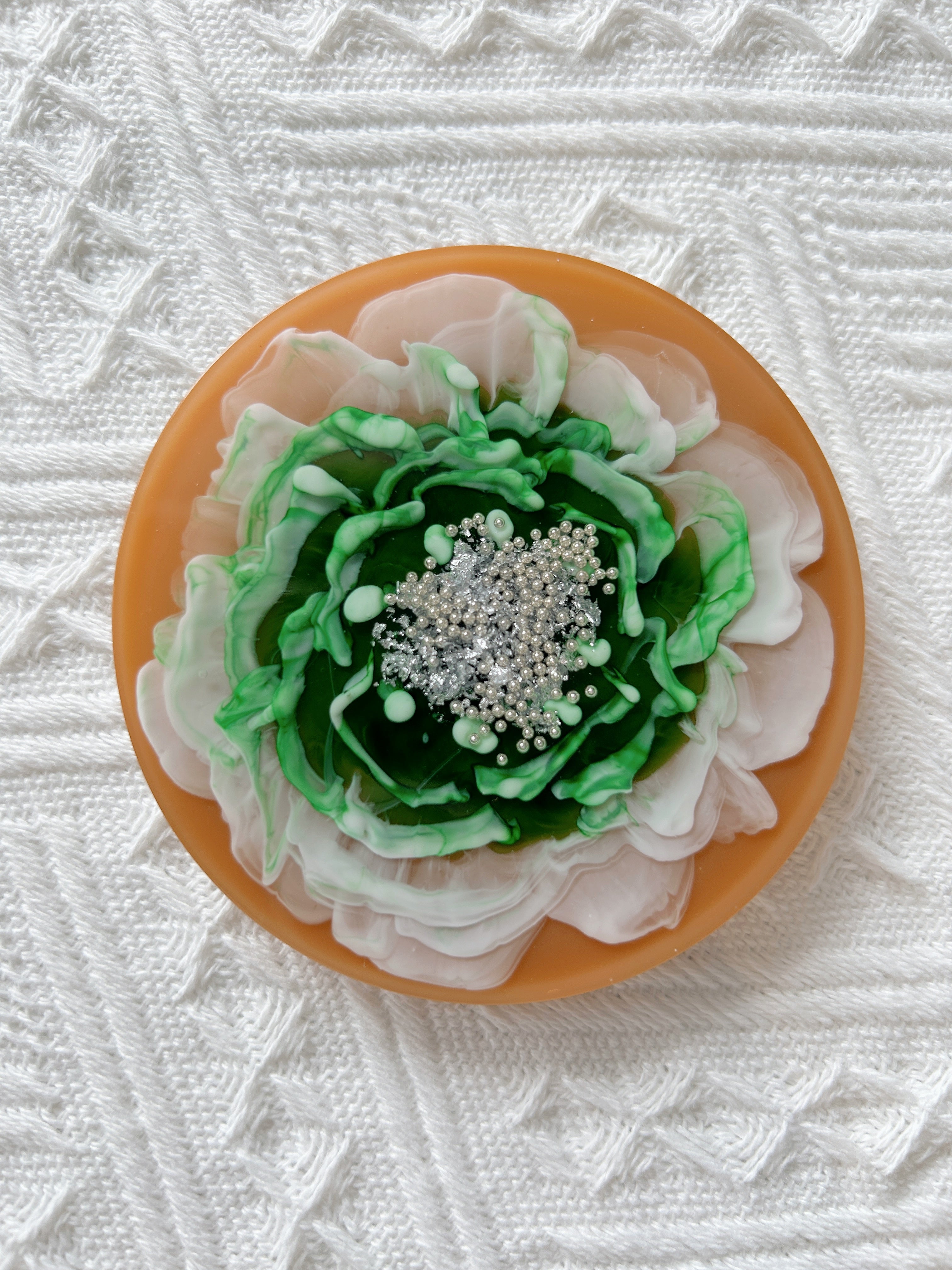 【Blooming Beauty】Handmade Resin Coaster (individual)