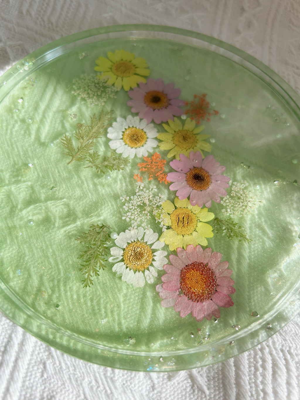 【Floral Fusion】Handmade Resin Trinket Dish