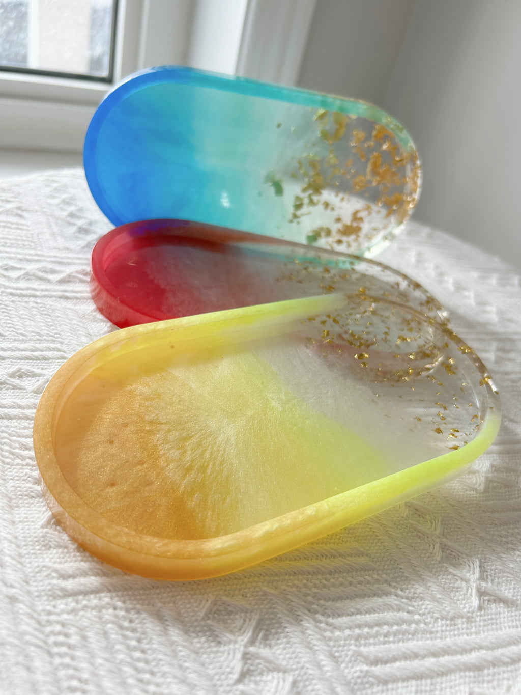【Pearl Essence】Handmade Resin Trinket Tray (individual)