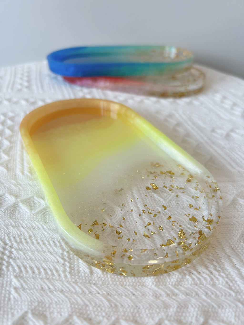 【Pearl Essence】Handmade Resin Trinket Tray (individual)