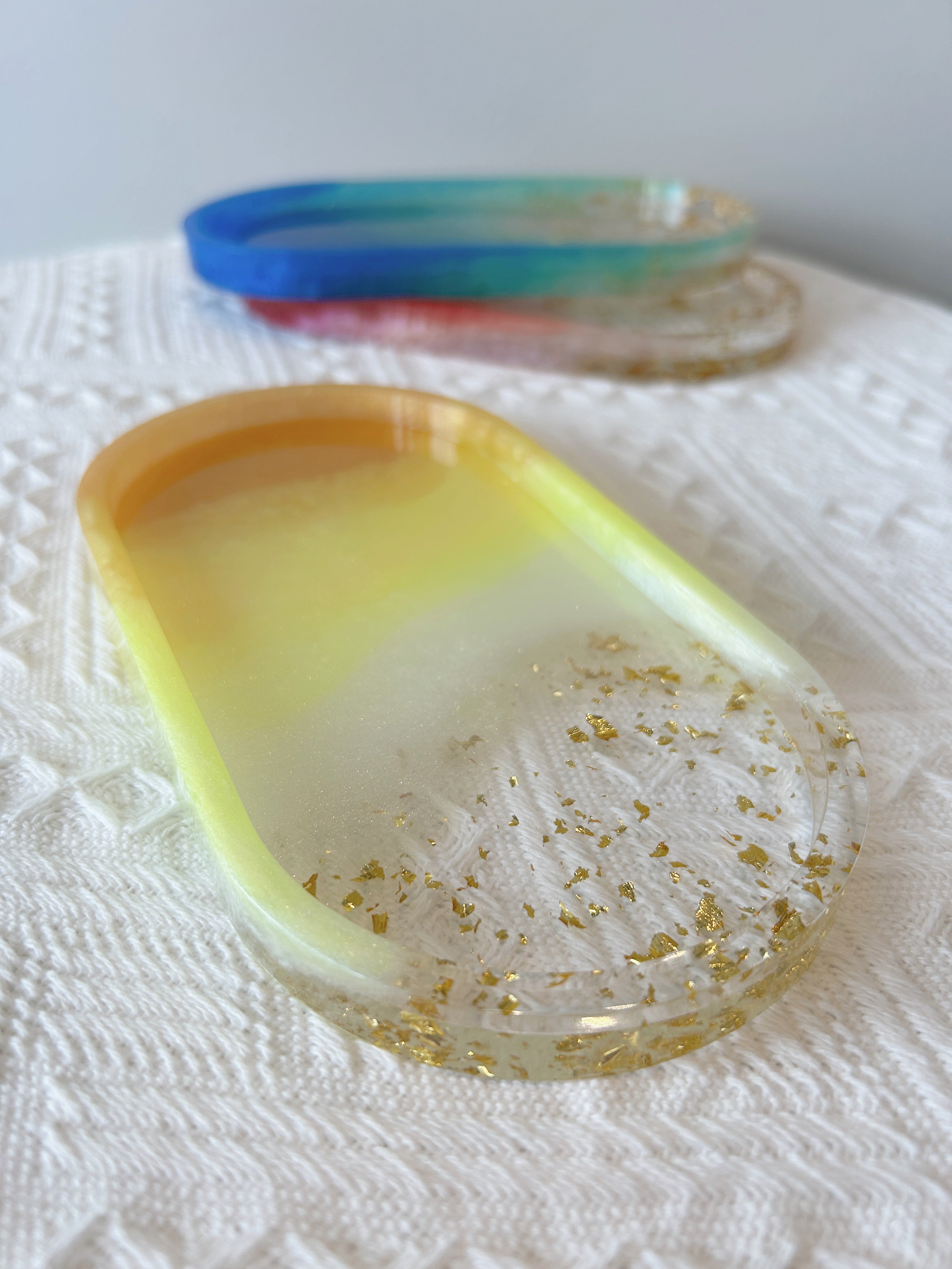 【Pearl Essence】Handmade Resin Trinket Tray (individual)