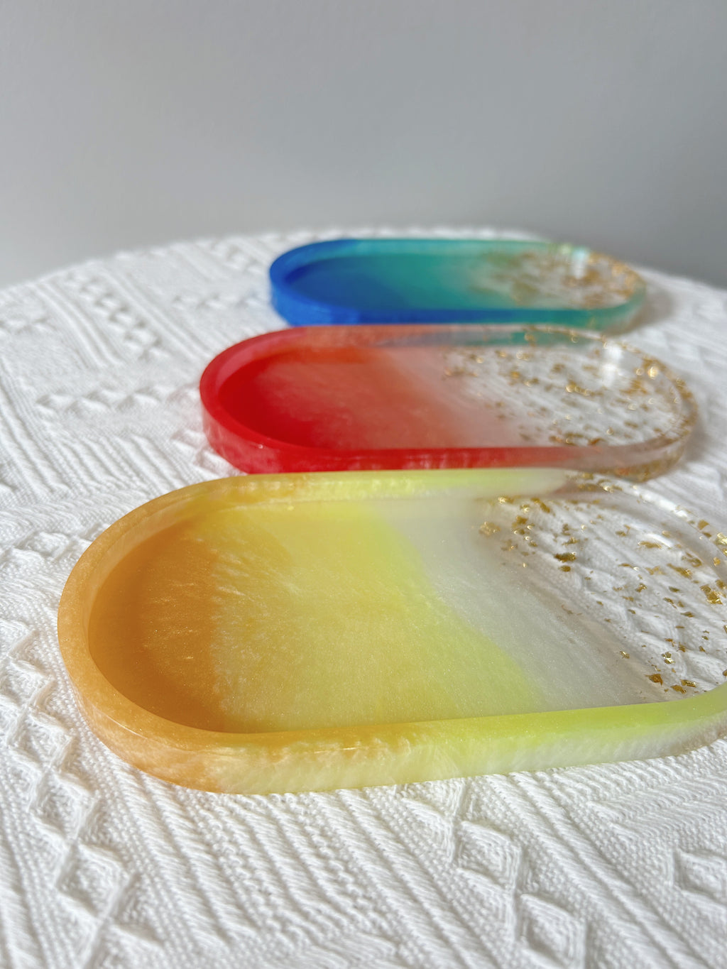 【Pearl Essence】Handmade Resin Trinket Tray (individual)