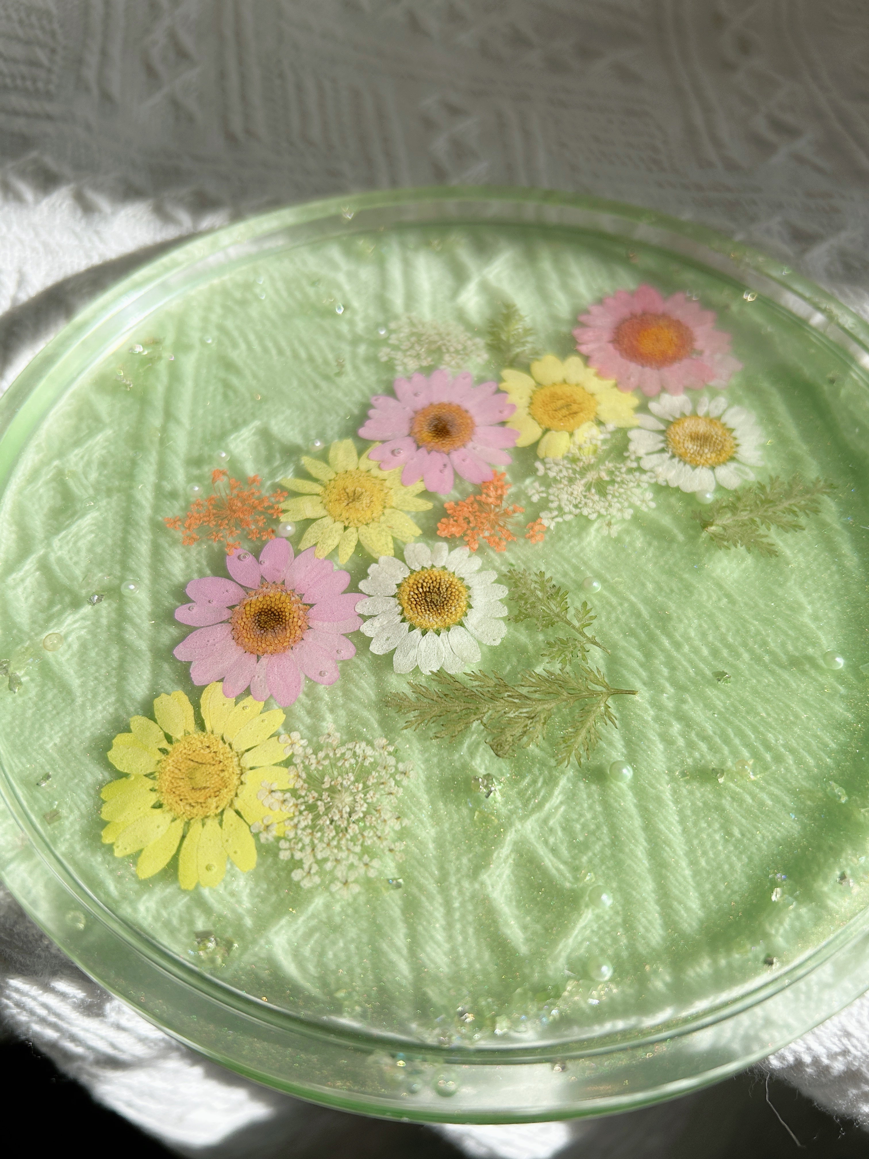 【Floral Fusion】Handmade Resin Trinket Dish