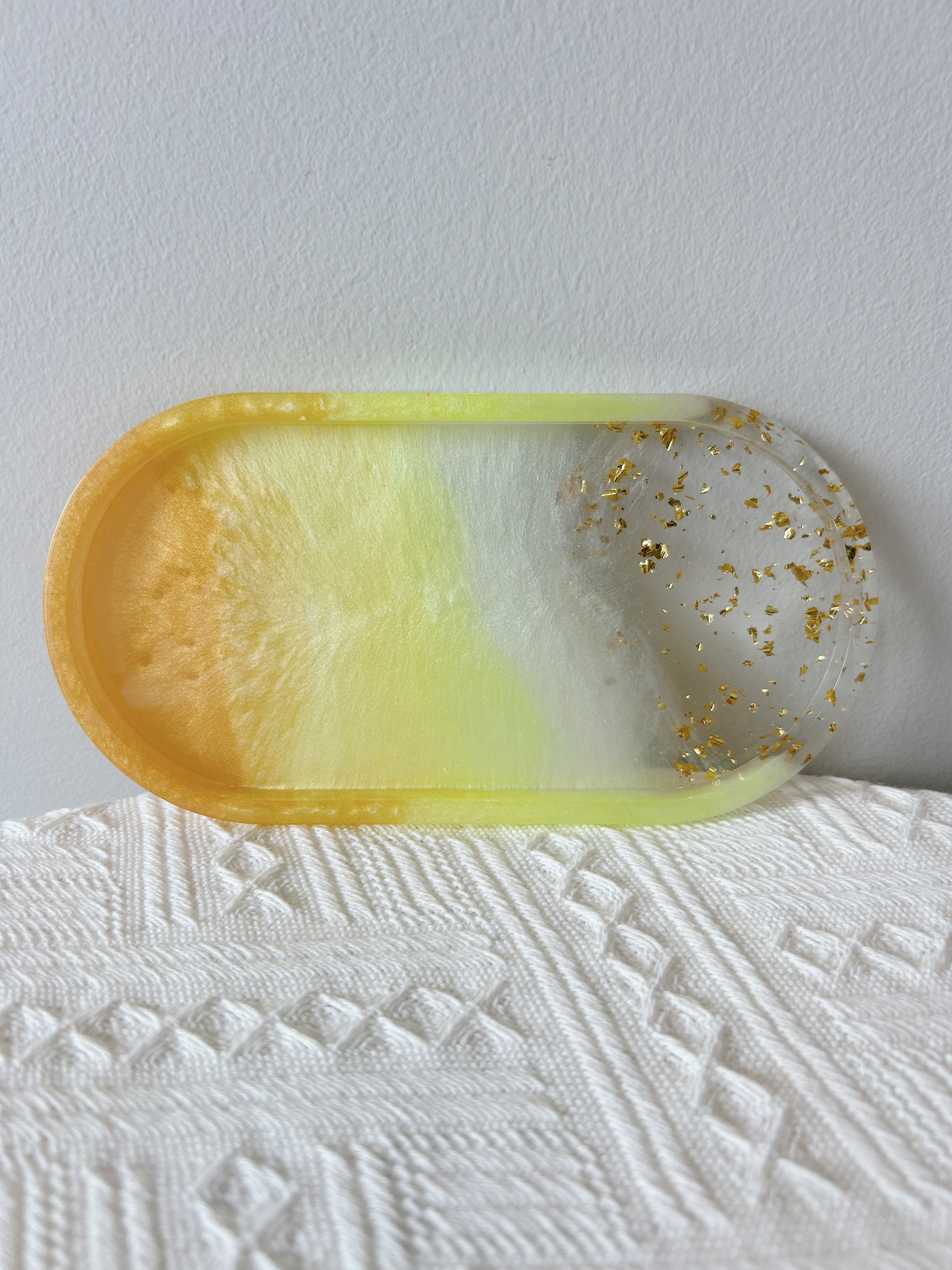 【Pearl Essence】Handmade Resin Trinket Tray (individual)