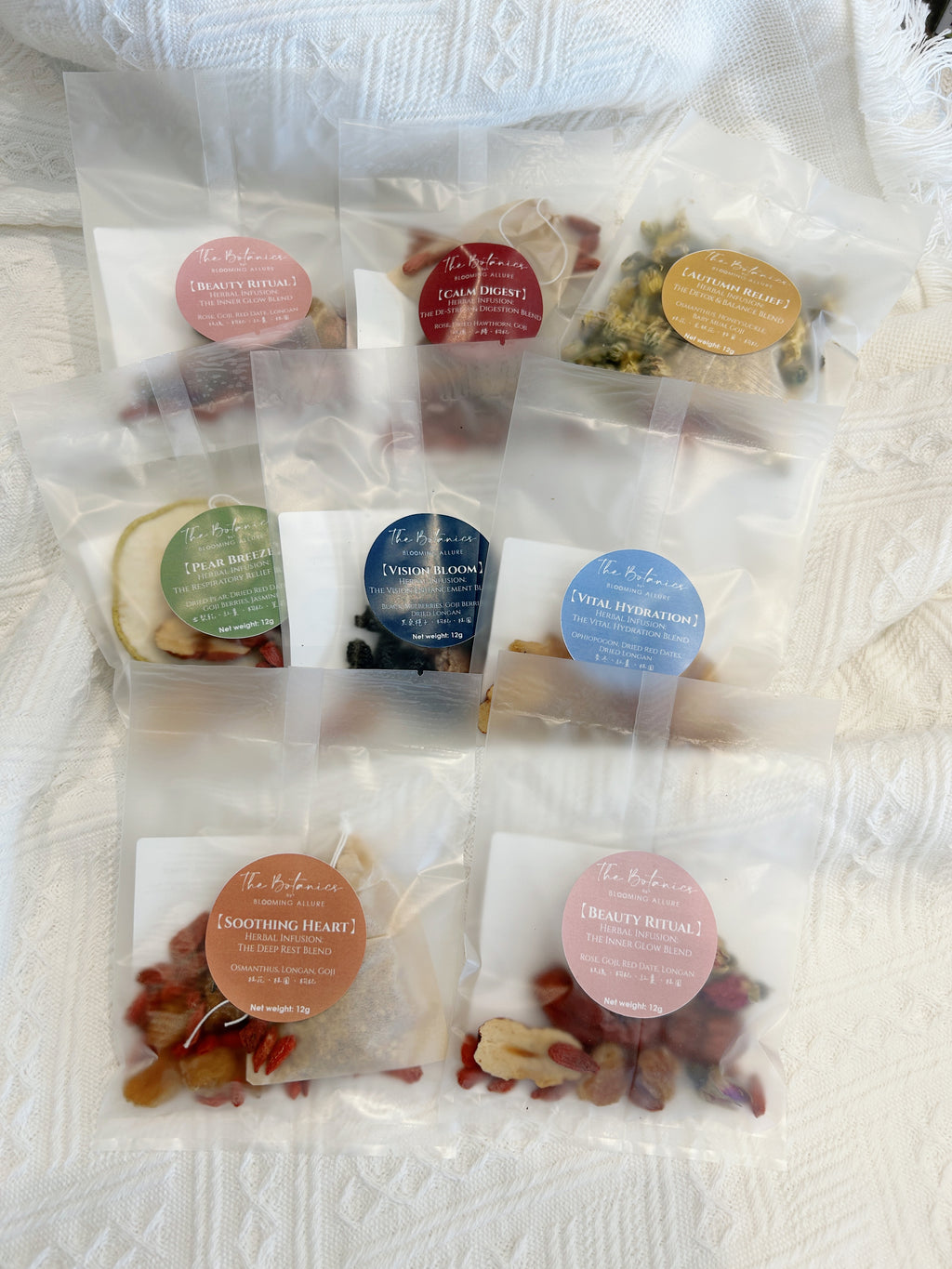 【Herbal Infusion】8-Pack Complete Wellness Assortment (12g x 8)