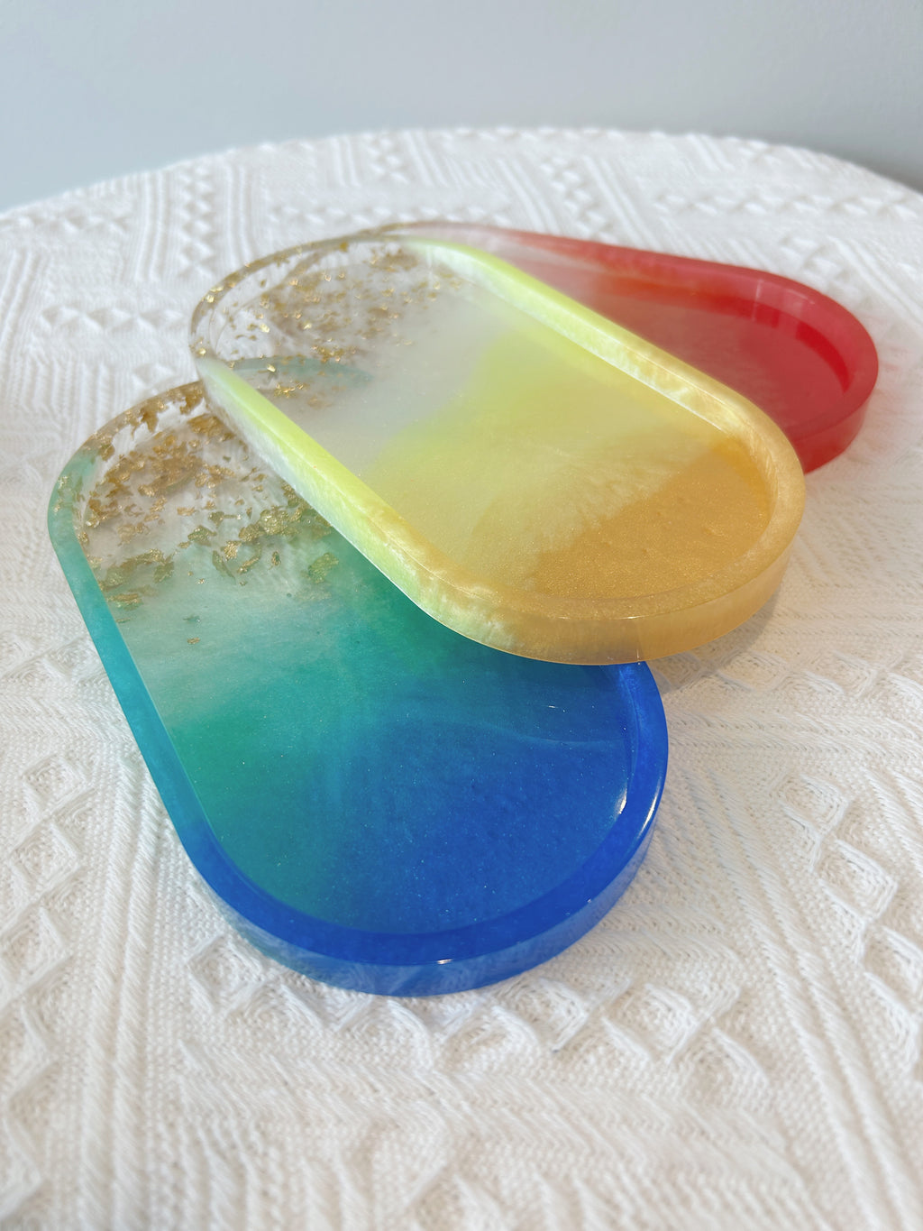 【Pearl Essence】Handmade Resin Trinket Tray (individual)