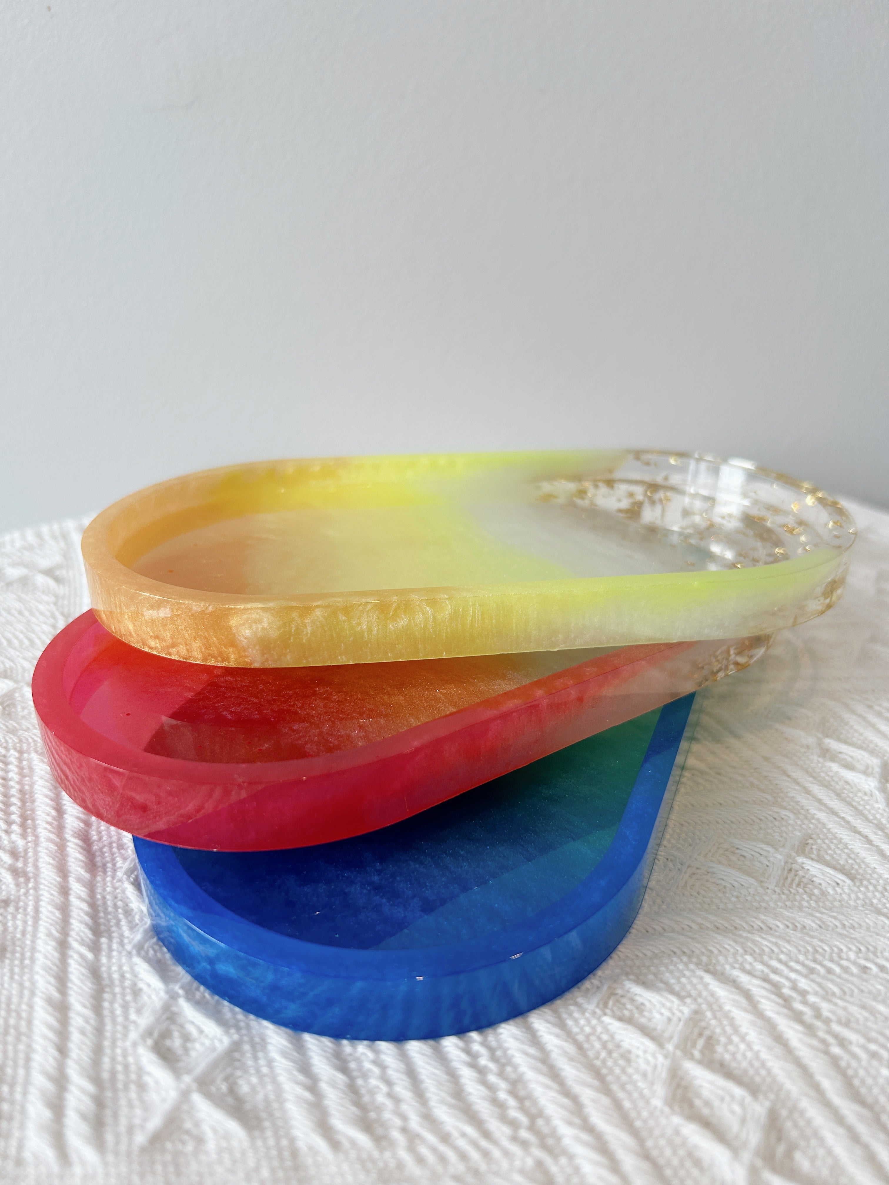 【Pearl Essence】Handmade Resin Trinket Tray (individual)