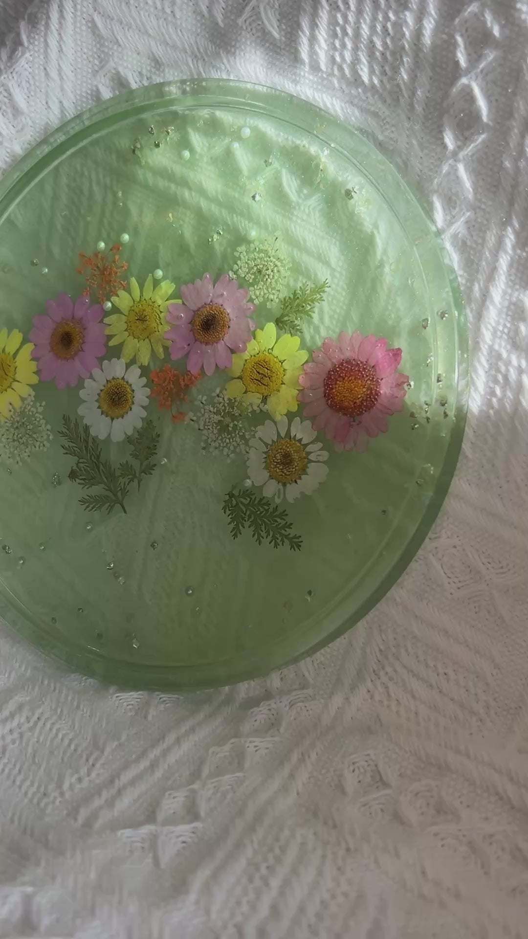 【Floral Fusion】Handmade Resin Trinket Dish